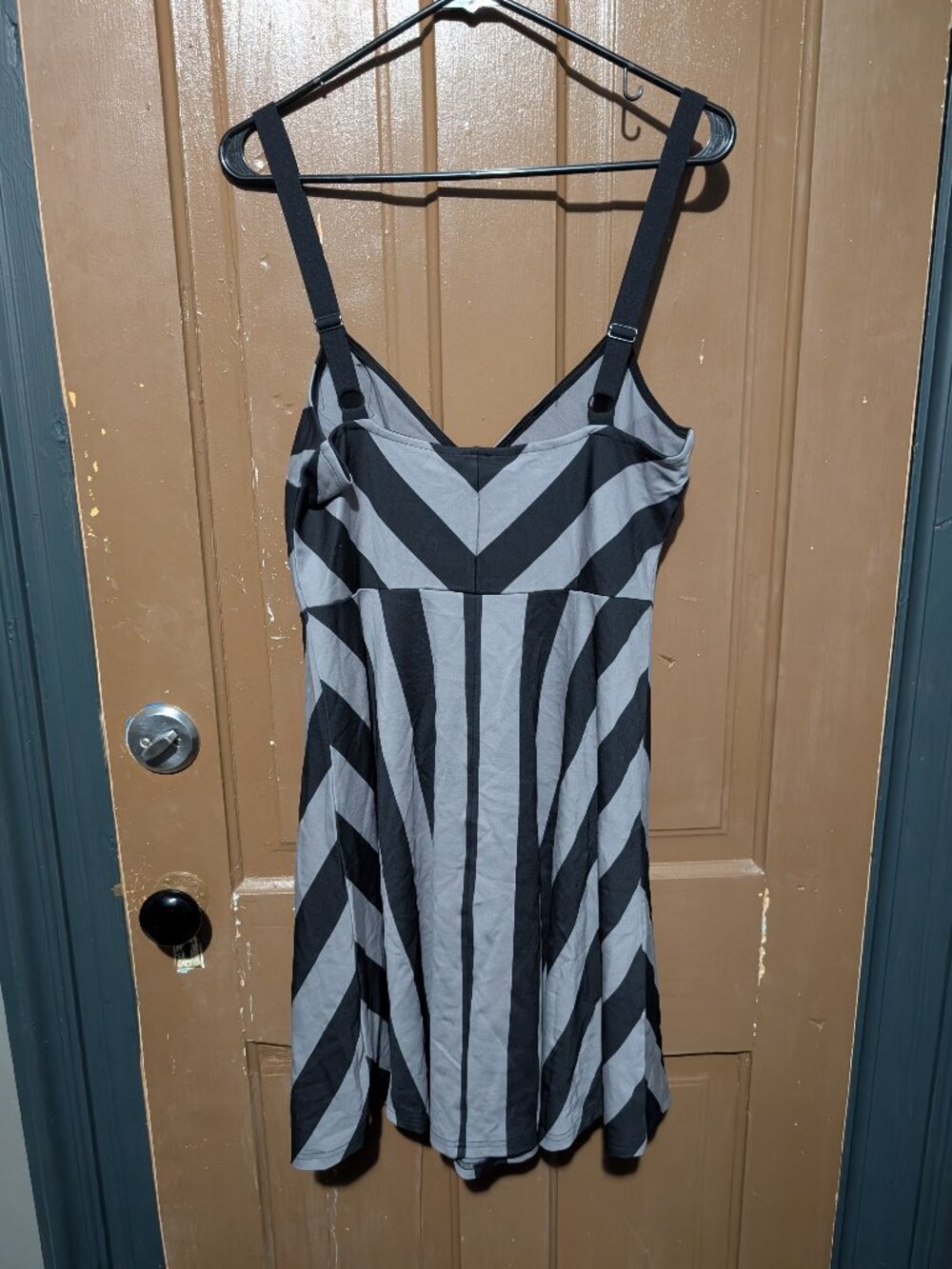 KILLSTAR sundress, WEDNESDAY / ADAMS FAMILY collab. Size L, goth, punk. - Picture 2 of 3